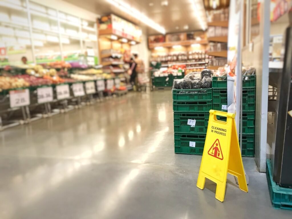 Nettoyage de magasin